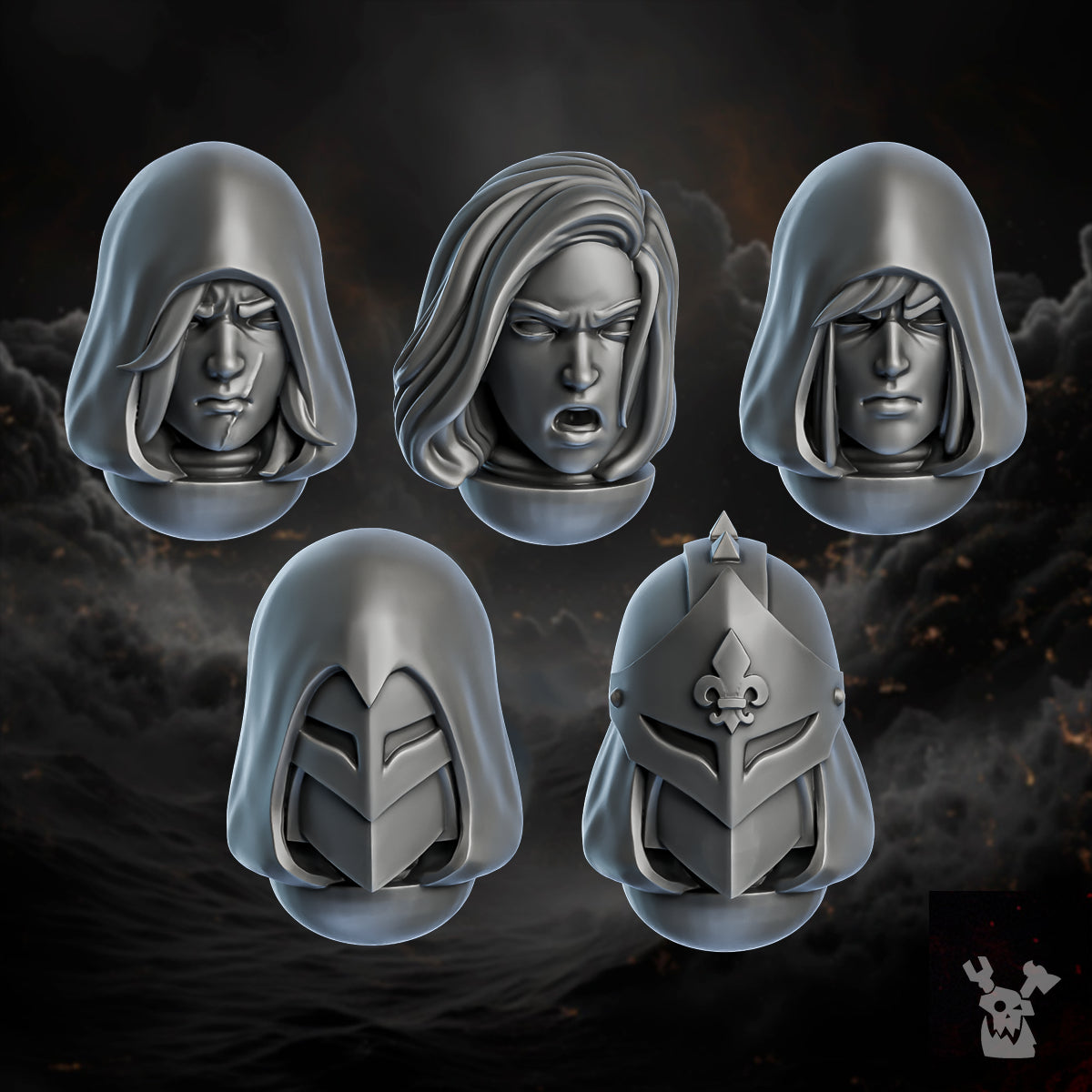 SISTERS OF MINOR GUILT HEADS SET by DakkaDakka Store - Head / Helmet