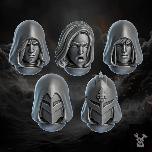 SISTERS OF MINOR GUILT HEADS SET
