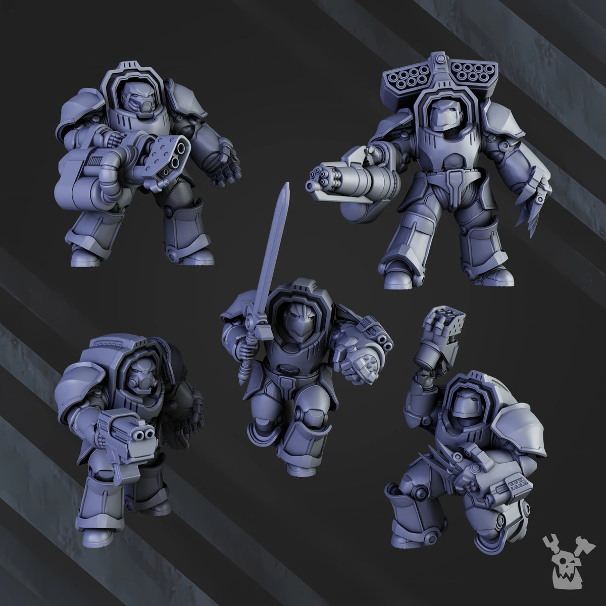 HEAVY KNIGHTS OF THE GREAT CITADEL by DakkaDakka Store - Full Miniature / Model