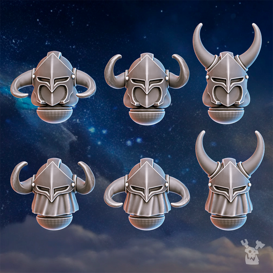 HORNED HELMETS SET (STORMPRIDE SISTERS)