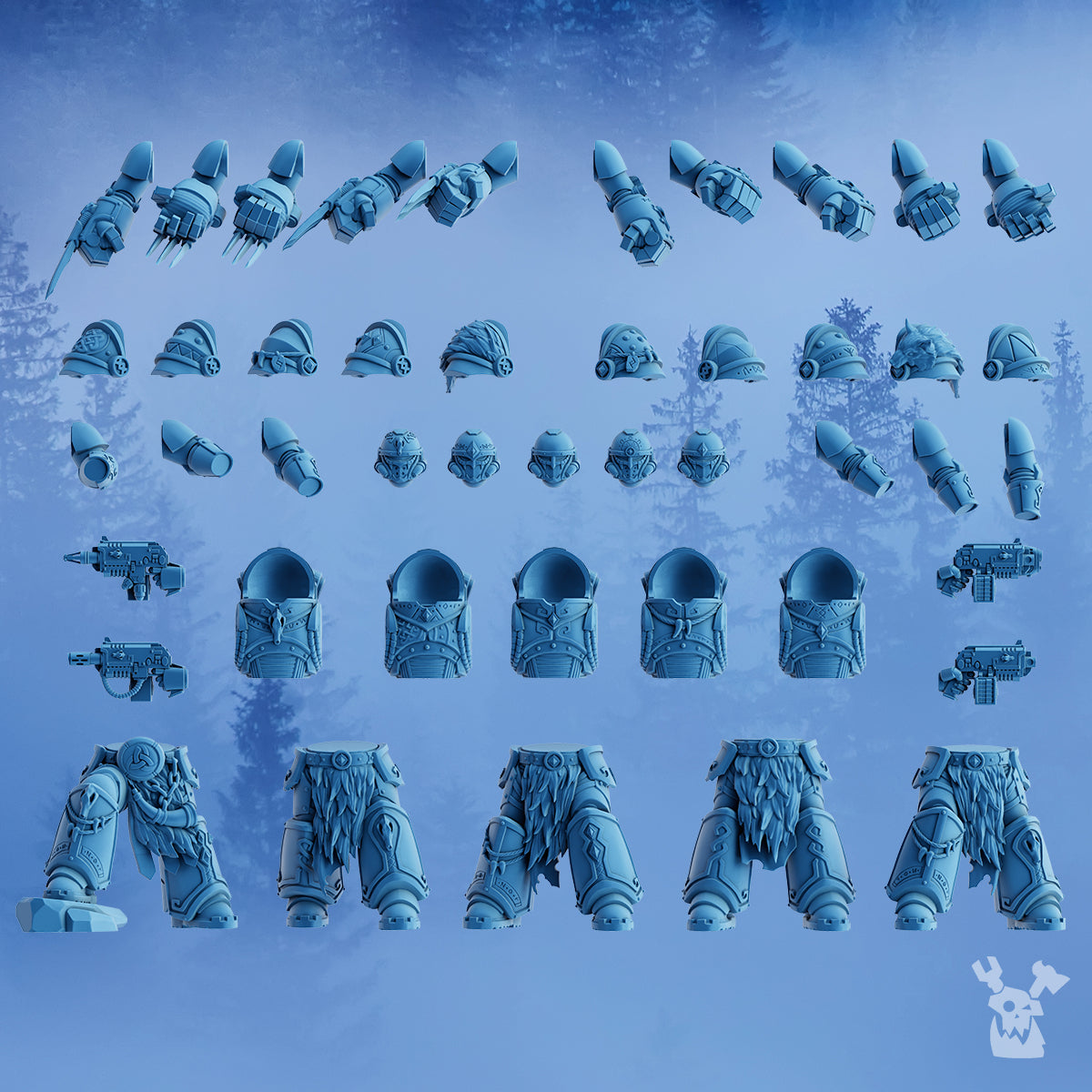 Alternate view of ICEBREAKERS ASSEMBLY KIT by DakkaDakka Store - Full Miniature / Model
