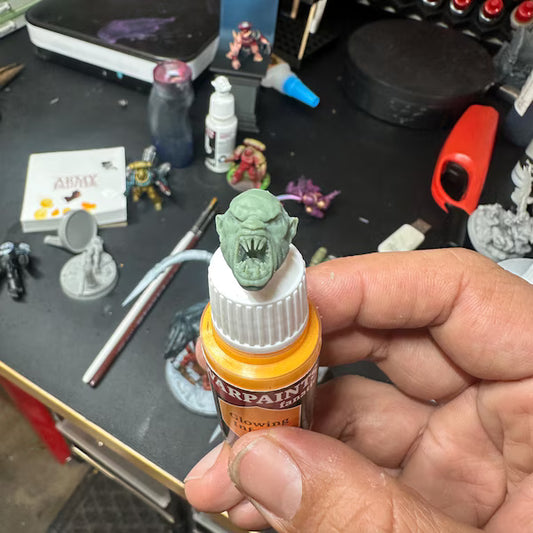 LOTR Orc/ork Swatch Caps paint bottle toppers
