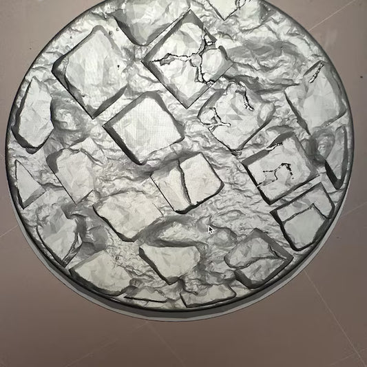 Broken Cobble Stone Swatch Caps paint bottle toppers