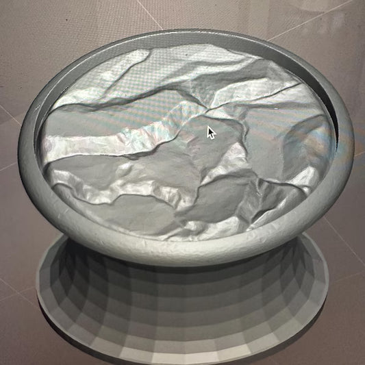 Damaged pavers Swatch Caps paint bottle toppers