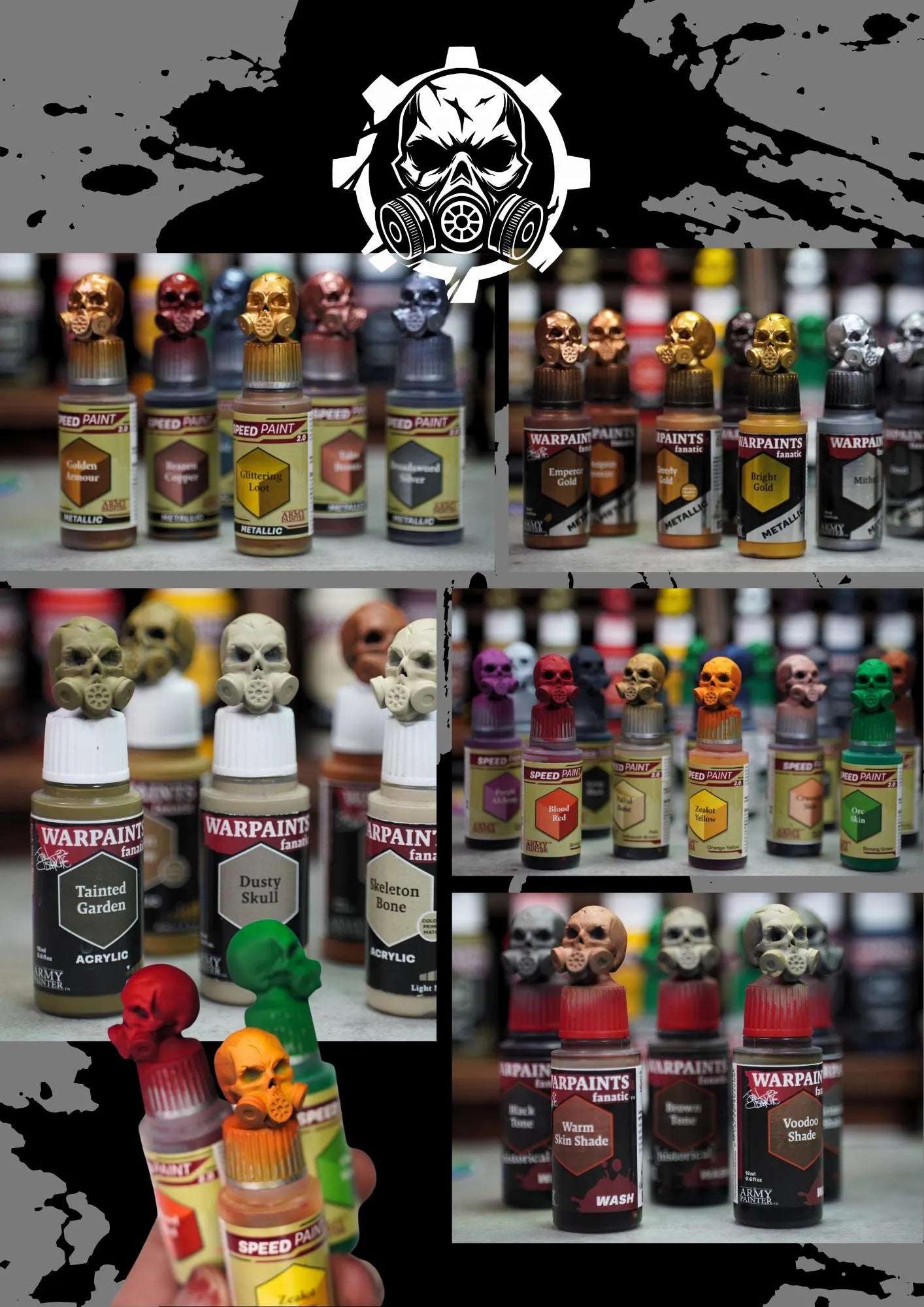 Don Suratos Logo Swatch Caps paint bottle toppers