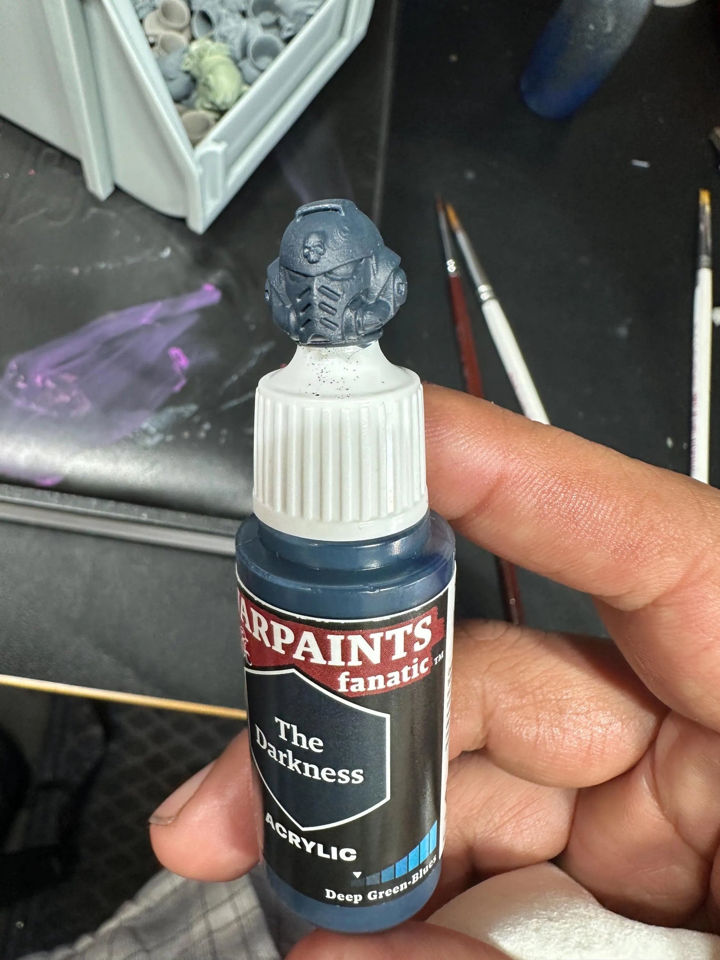 Helmet Swatch Caps paint bottle toppers