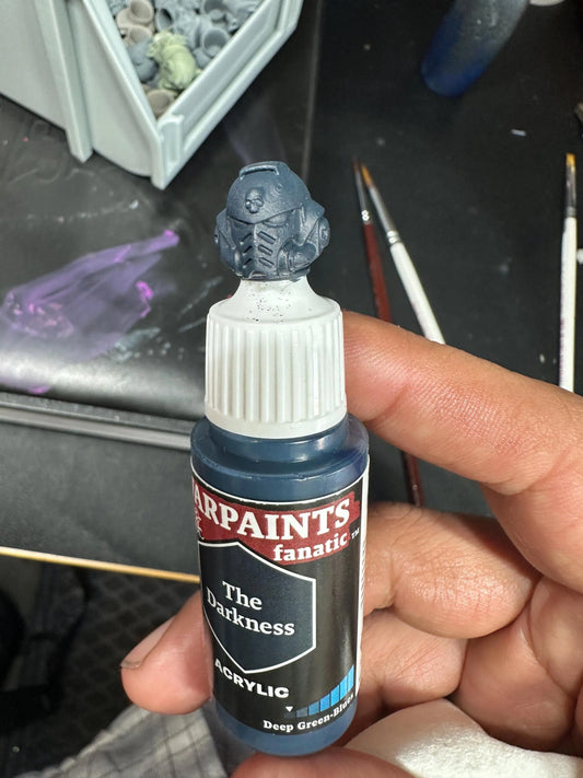 Helmet Swatch Caps paint bottle toppers