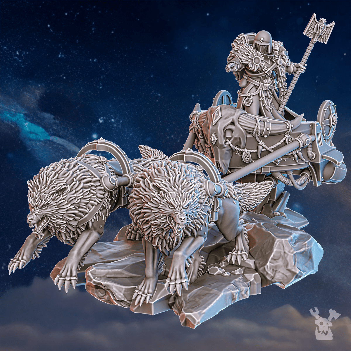JARL ARNA ON STORMCHARIOT by DakkaDakka Store - Full Miniature / Model