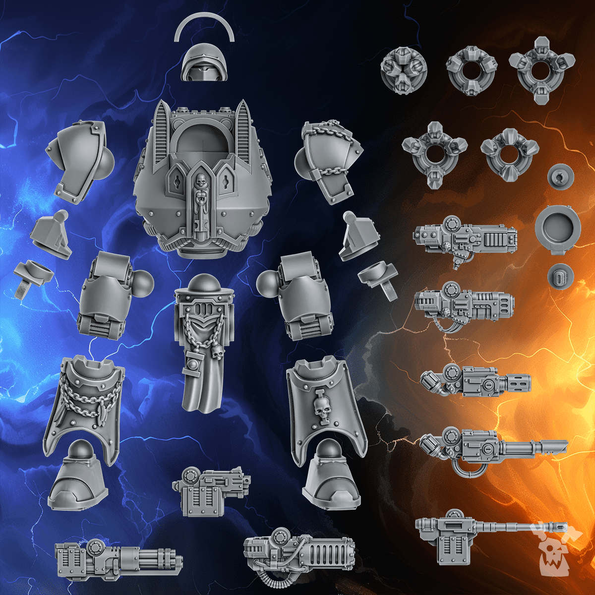 KNIGHT DREAD (MILLENNIUM WARS) by DakkaDakka Store - Full Miniature / Model