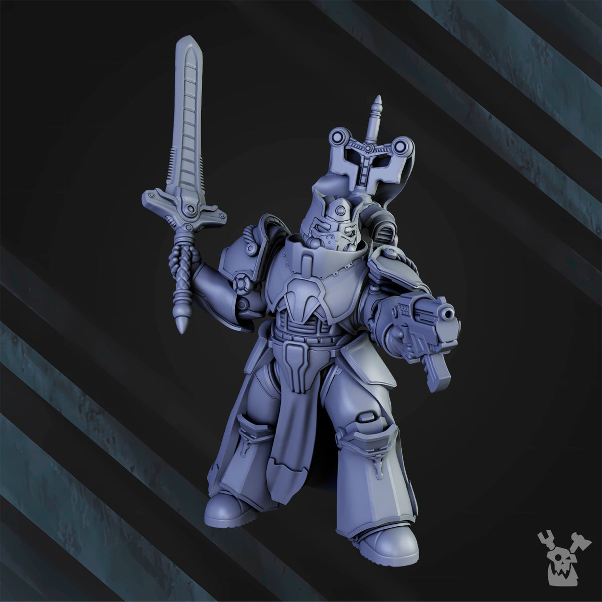 KNIGHT-COMMANDER HENRY THE STRONGHOLD by DakkaDakka Store - Full Miniature / Model