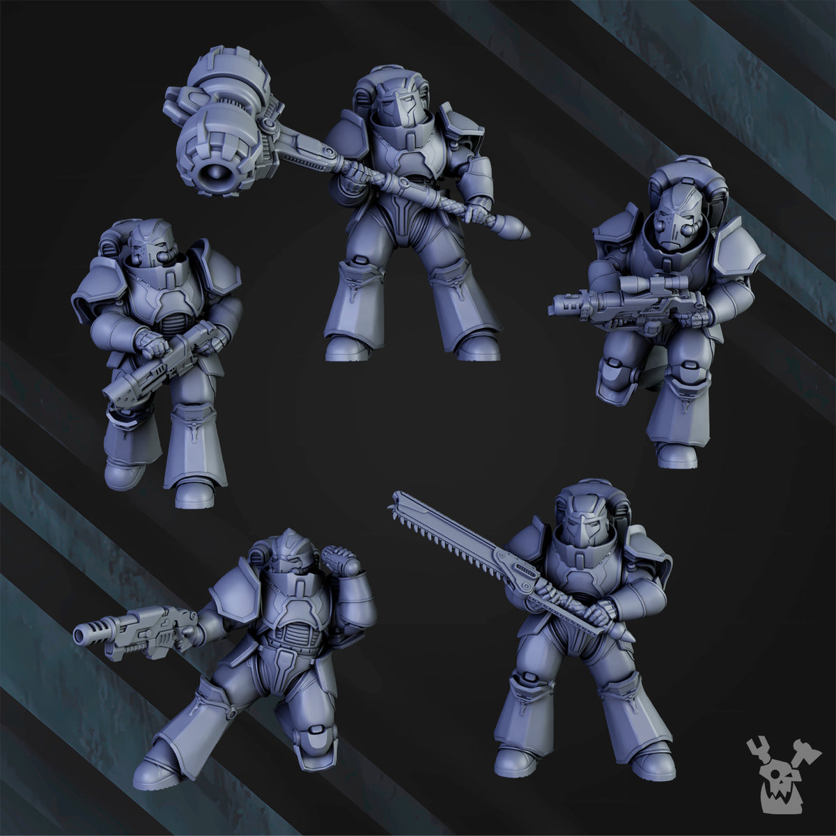 Alternate view of KNIGHTS OF THE GREAT GATES by DakkaDakka Store - Full Miniature / Model