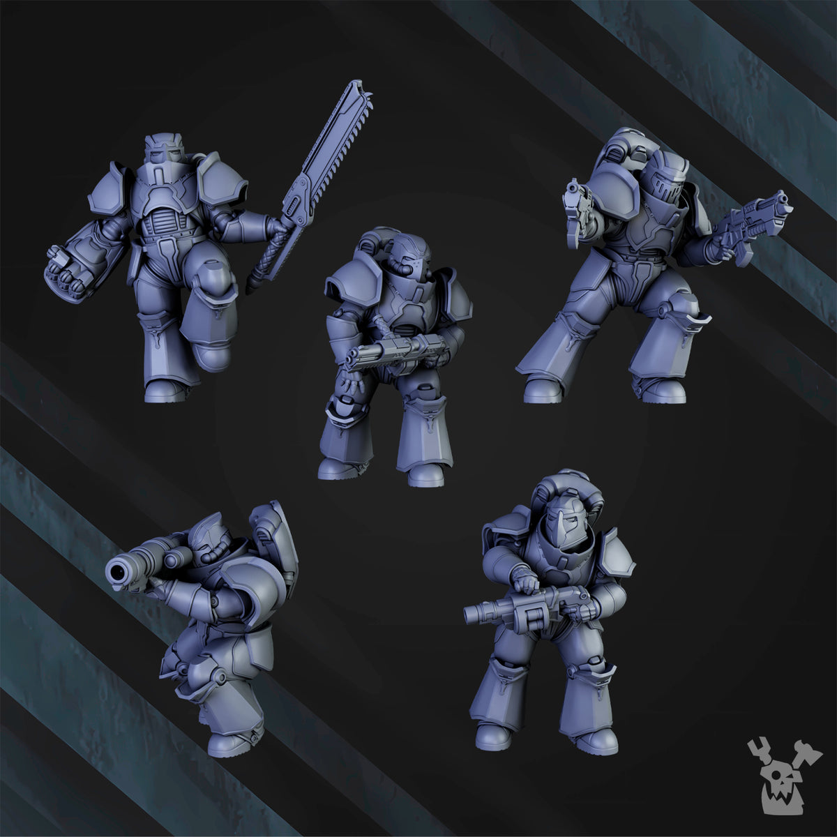 Alternate view of KNIGHTS OF THE GREAT GATES by DakkaDakka Store - Full Miniature / Model
