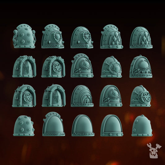 LUNAR KNIGHTS SHOULDER PADS SET x20