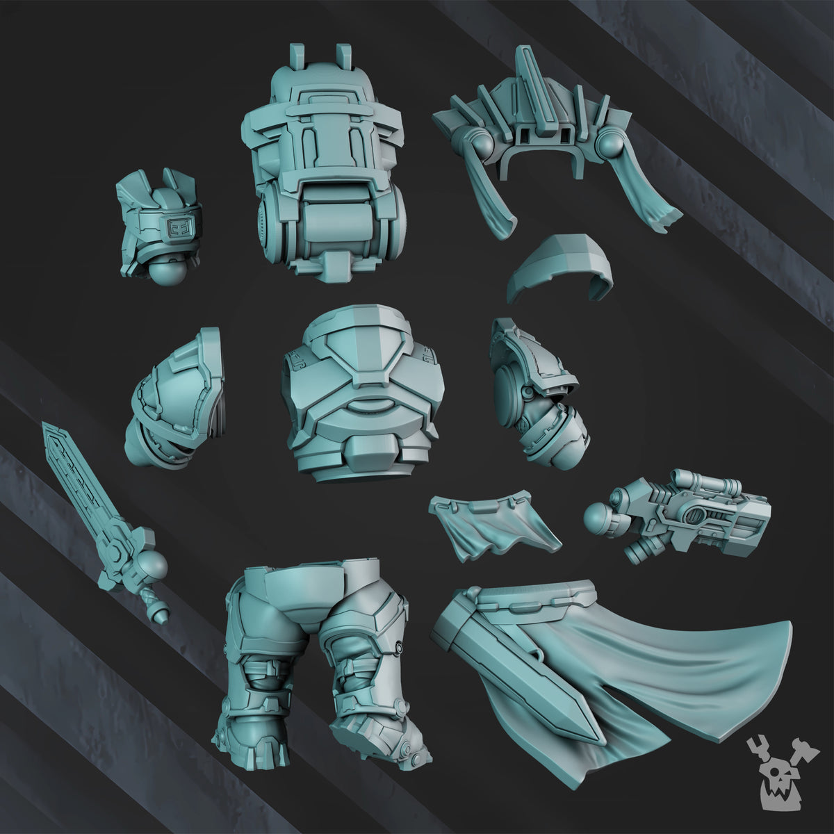 Alternate view of MAGNIR THE STONEBEARD by DakkaDakka Store - Full Miniature / Model