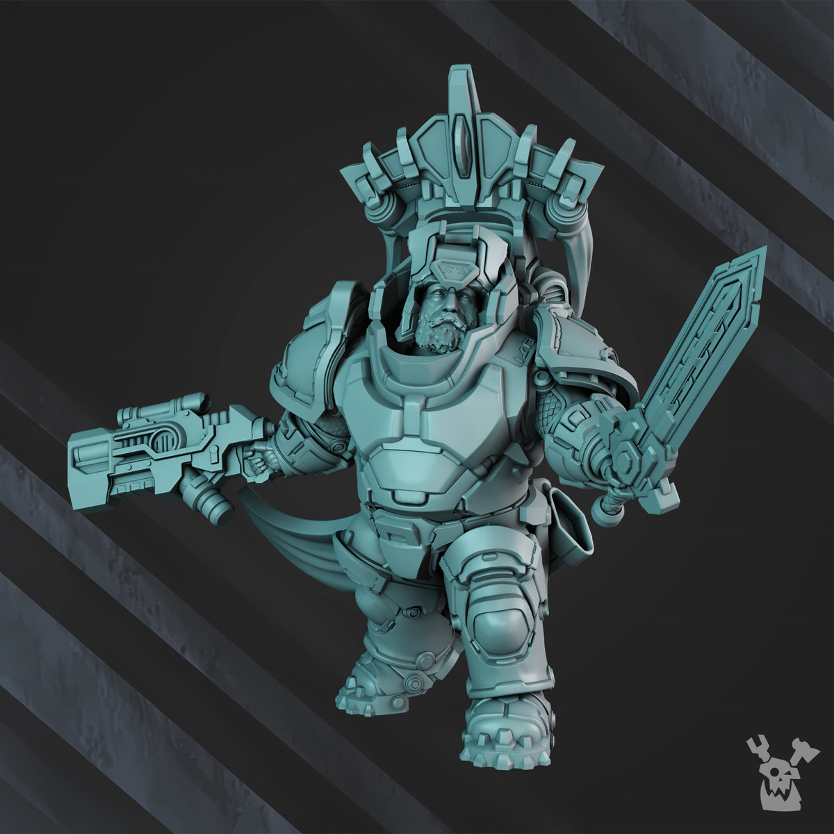 MAGNIR THE STONEBEARD by DakkaDakka Store - Full Miniature / Model