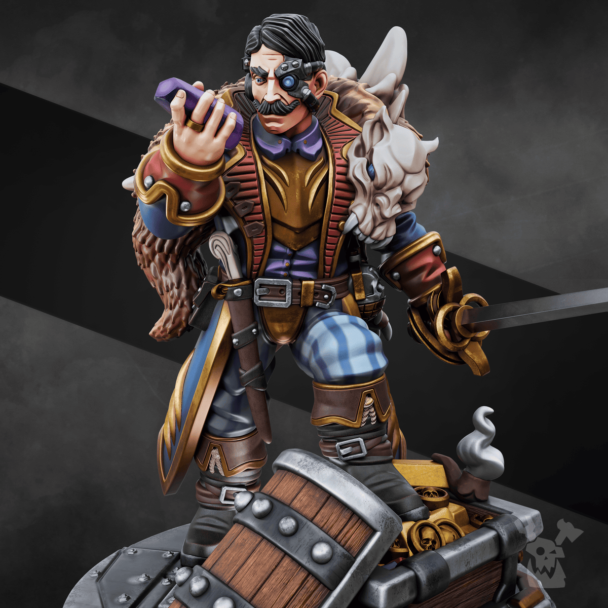 Alternate view of DRAKE THE BEAST by DakkaDakka Store - Full Miniature / Model