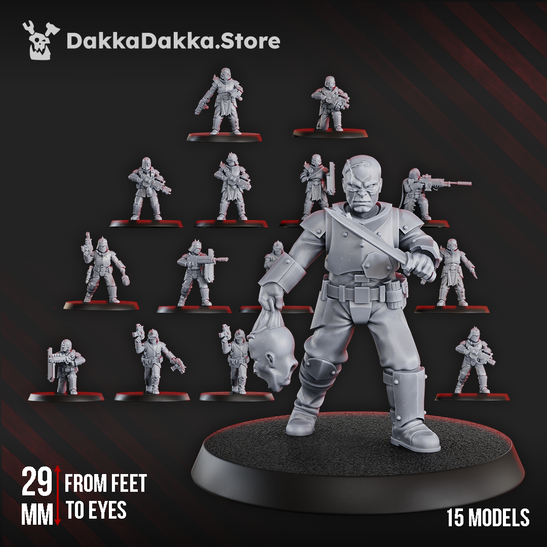 Maverick Cultists Squad (x15) by DakkaDakka Store - Full Miniature / Model