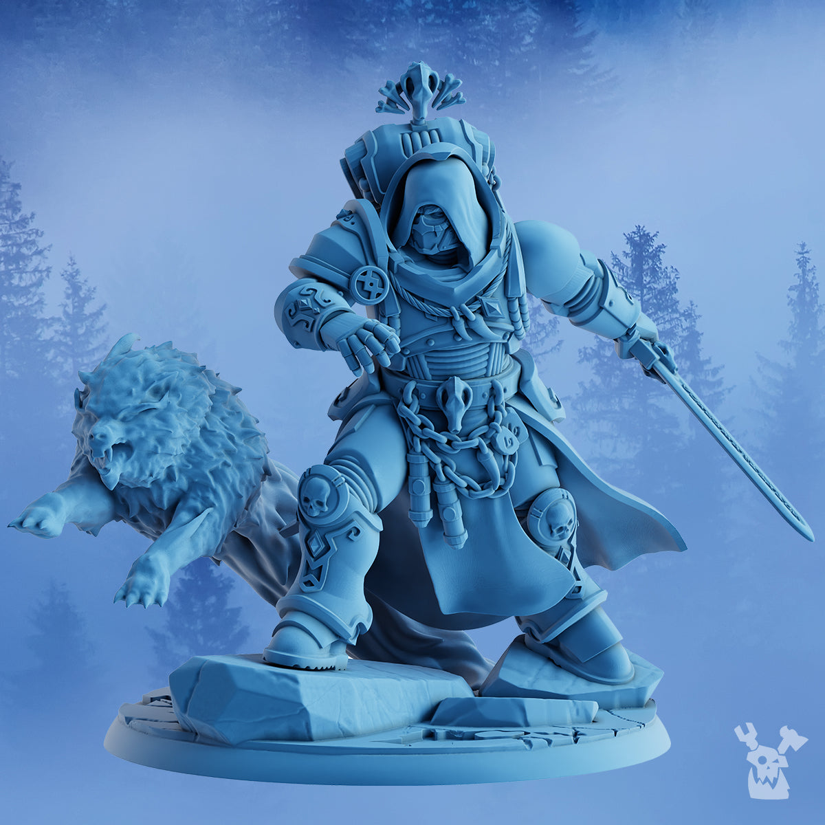 OLAF, THE WHITE FANG by DakkaDakka Store - Full Miniature / Model