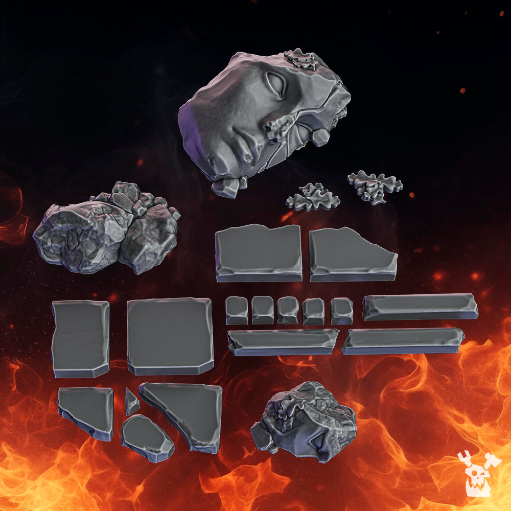 PACTUM AETERNUM BASES DECOR BITS SET by DakkaDakka Store - Upgrade / Conversion Part