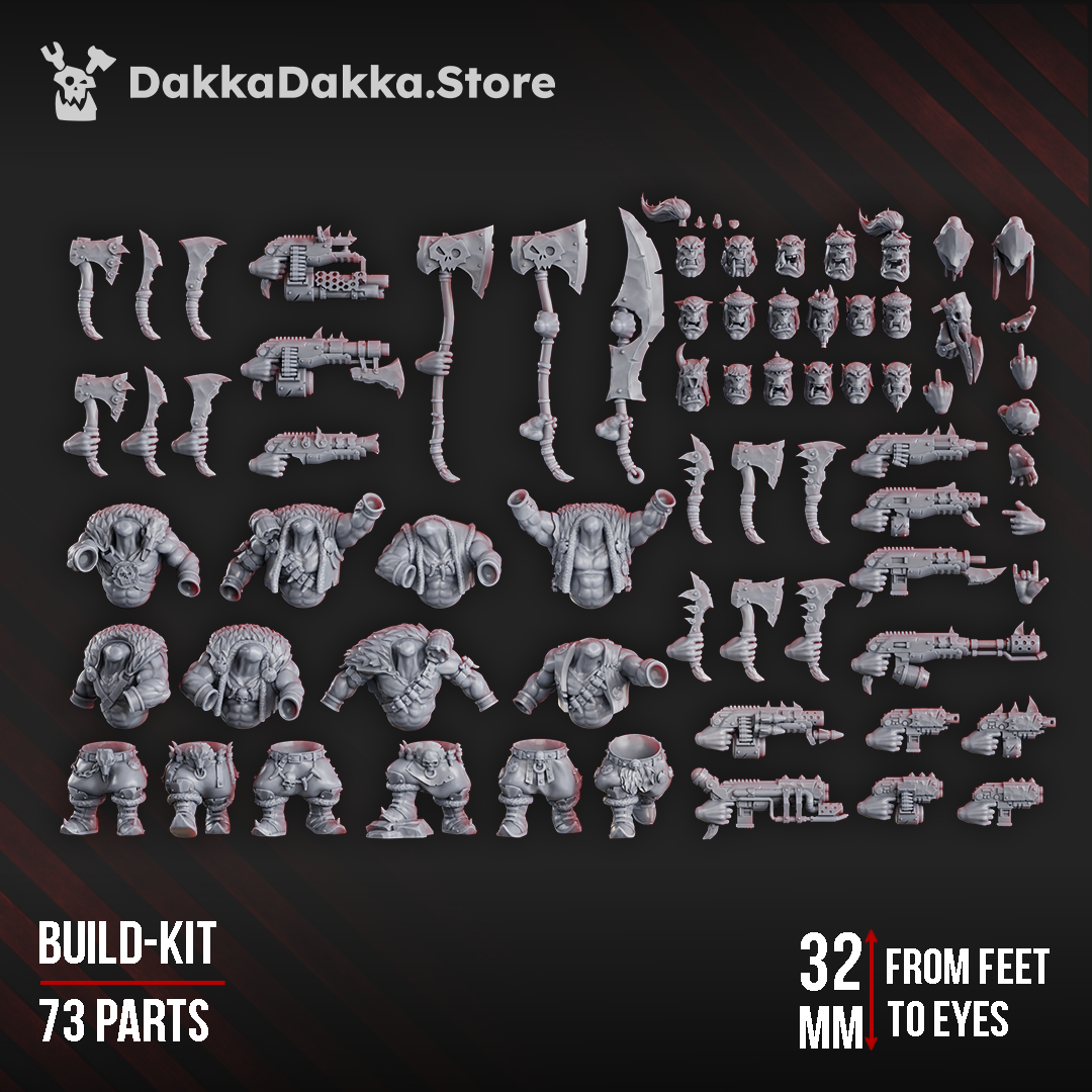 PORKAZ BOYZ (BUILD KIT) by DakkaDakka Store - Full Miniature / Model