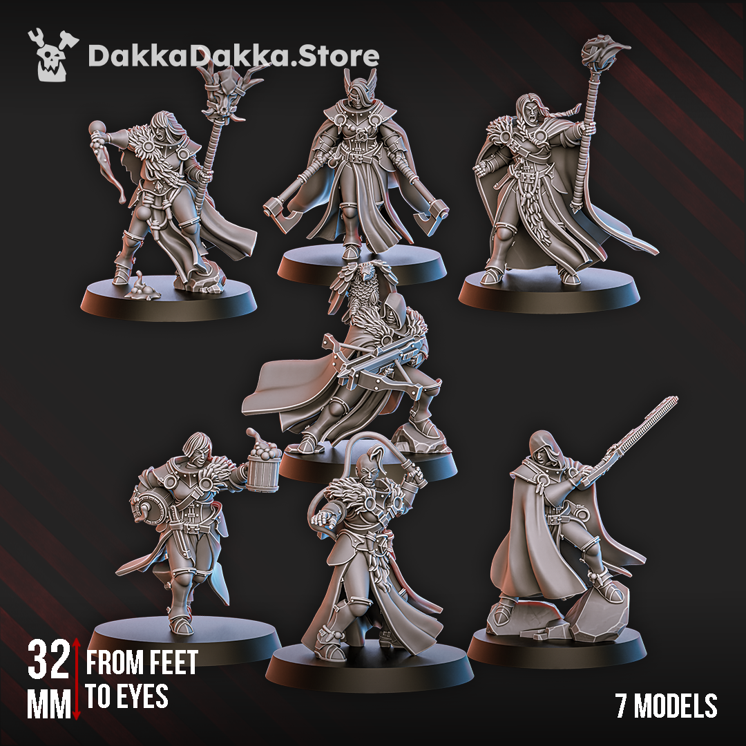 Blackhide Tribe Squad (x7) by DakkaDakka Store - Full Miniature / Model
