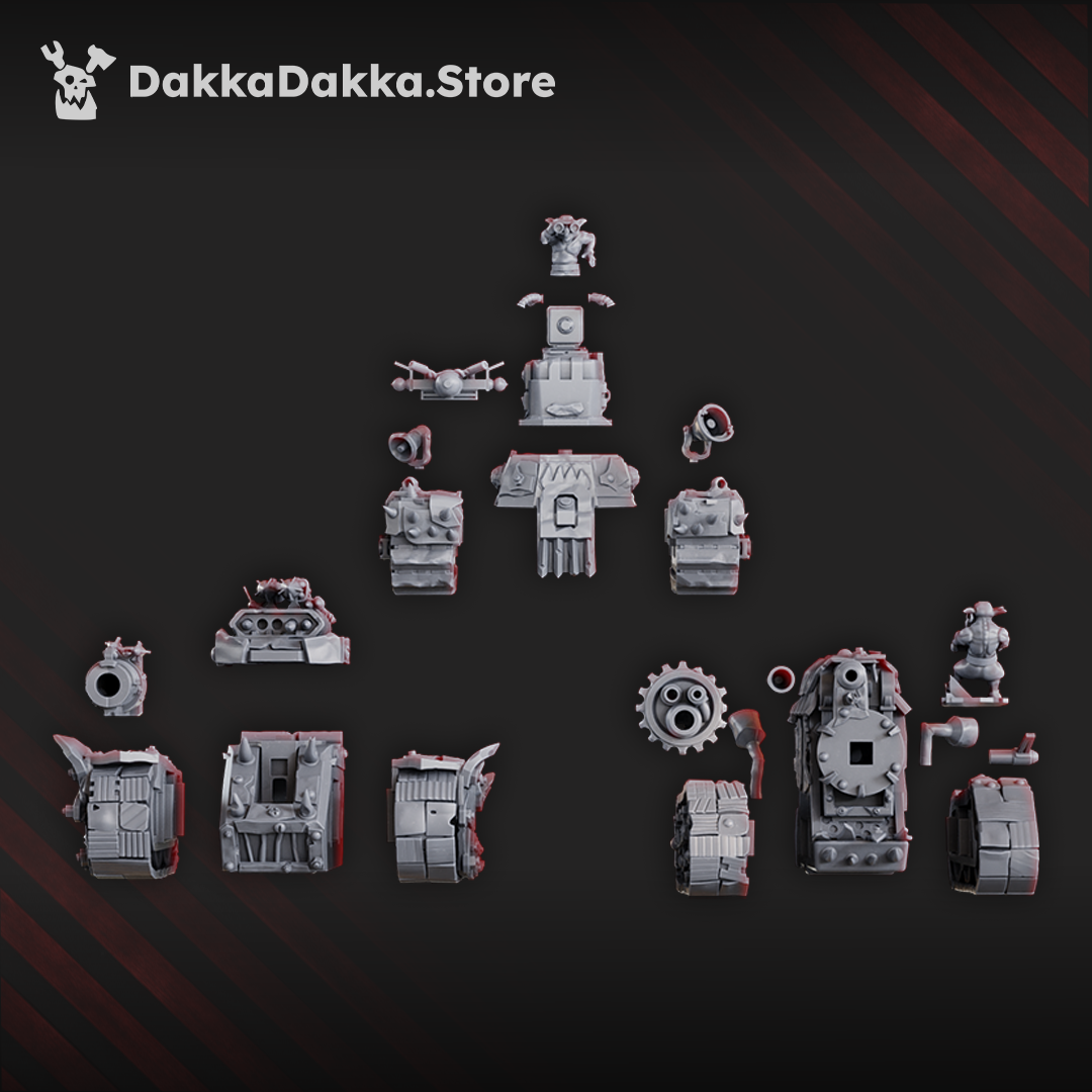 Alternate view of GOBBO WAGONS by DakkaDakka Store - Full Miniature / Model
