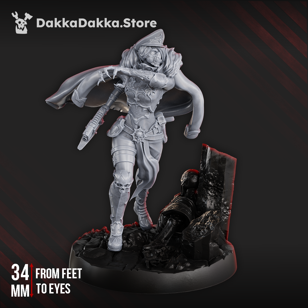 Alternate view of BLOOD COMMISSAR by DakkaDakka Store - Full Miniature / Model