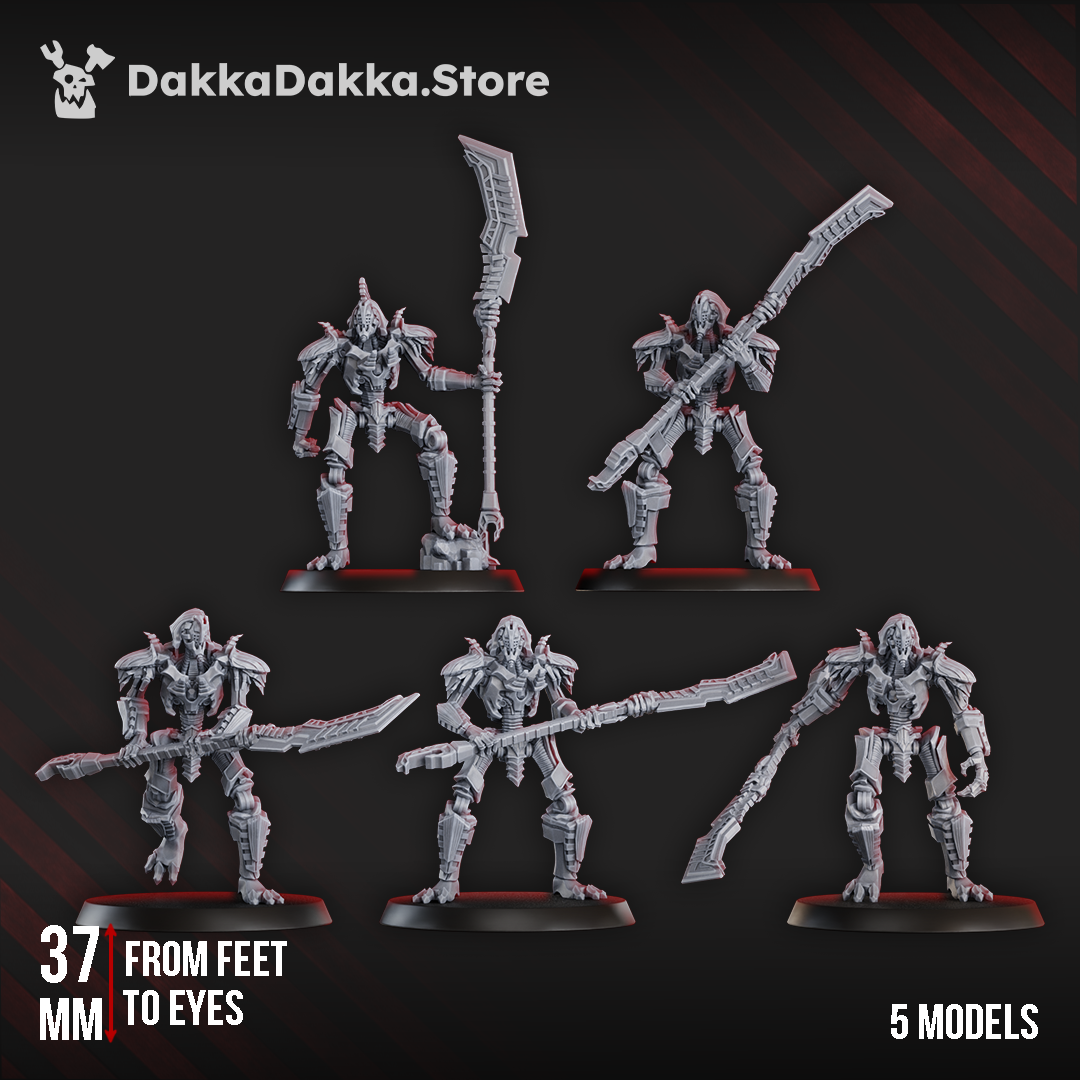 COMMAND SQUAD LYCHGUARDS WITH WARSCYTHE by DakkaDakka Store - Full Miniature / Model