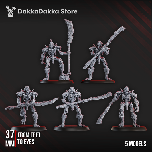 COMMAND SQUAD LYCHGUARDS WITH WARSCYTHE