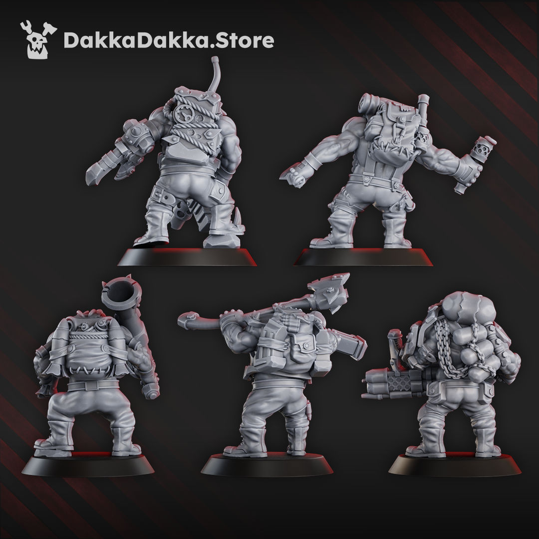 Alternate view of BLAK ORKS MOB by DakkaDakka Store - Full Miniature / Model