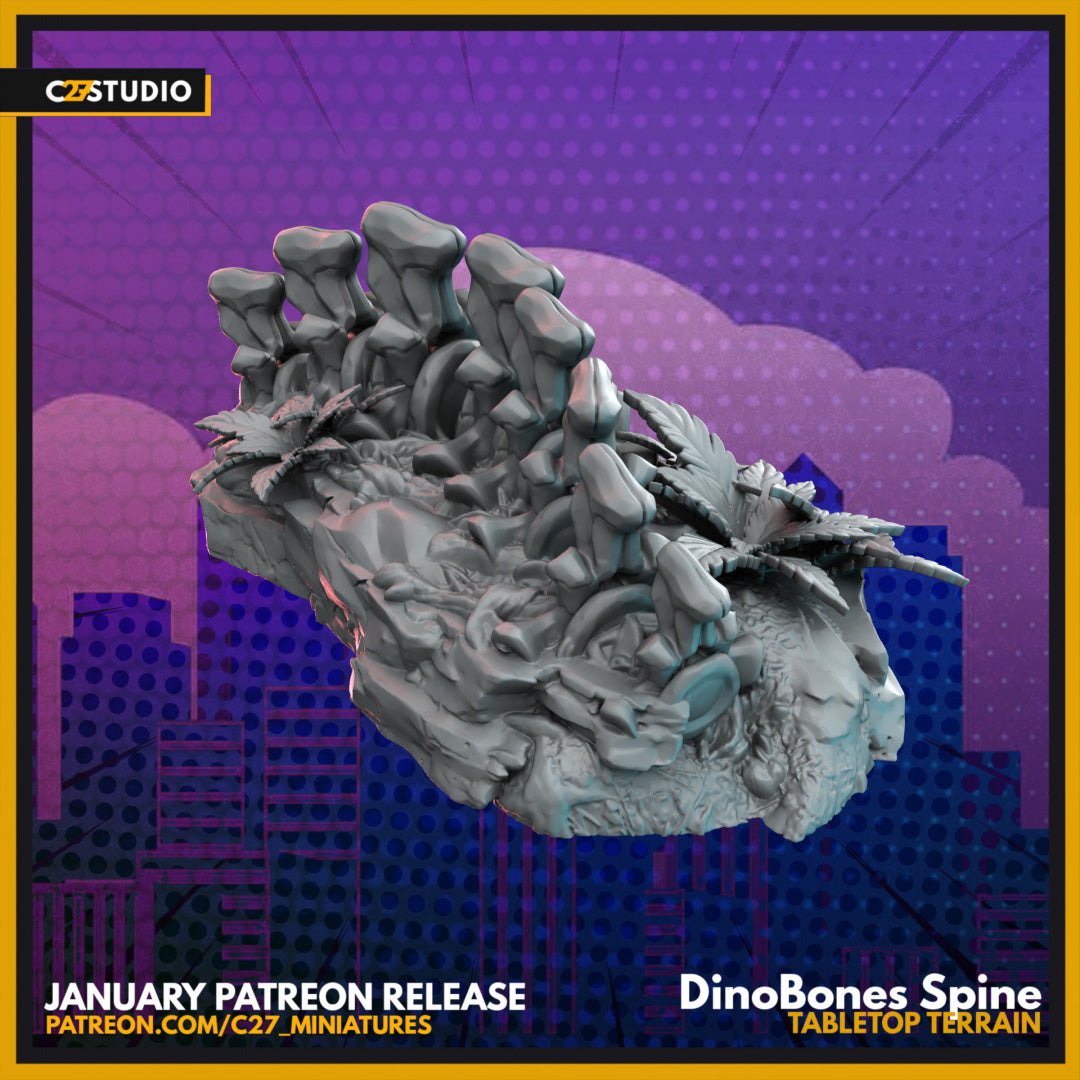 Dinosaur Bones – Spine