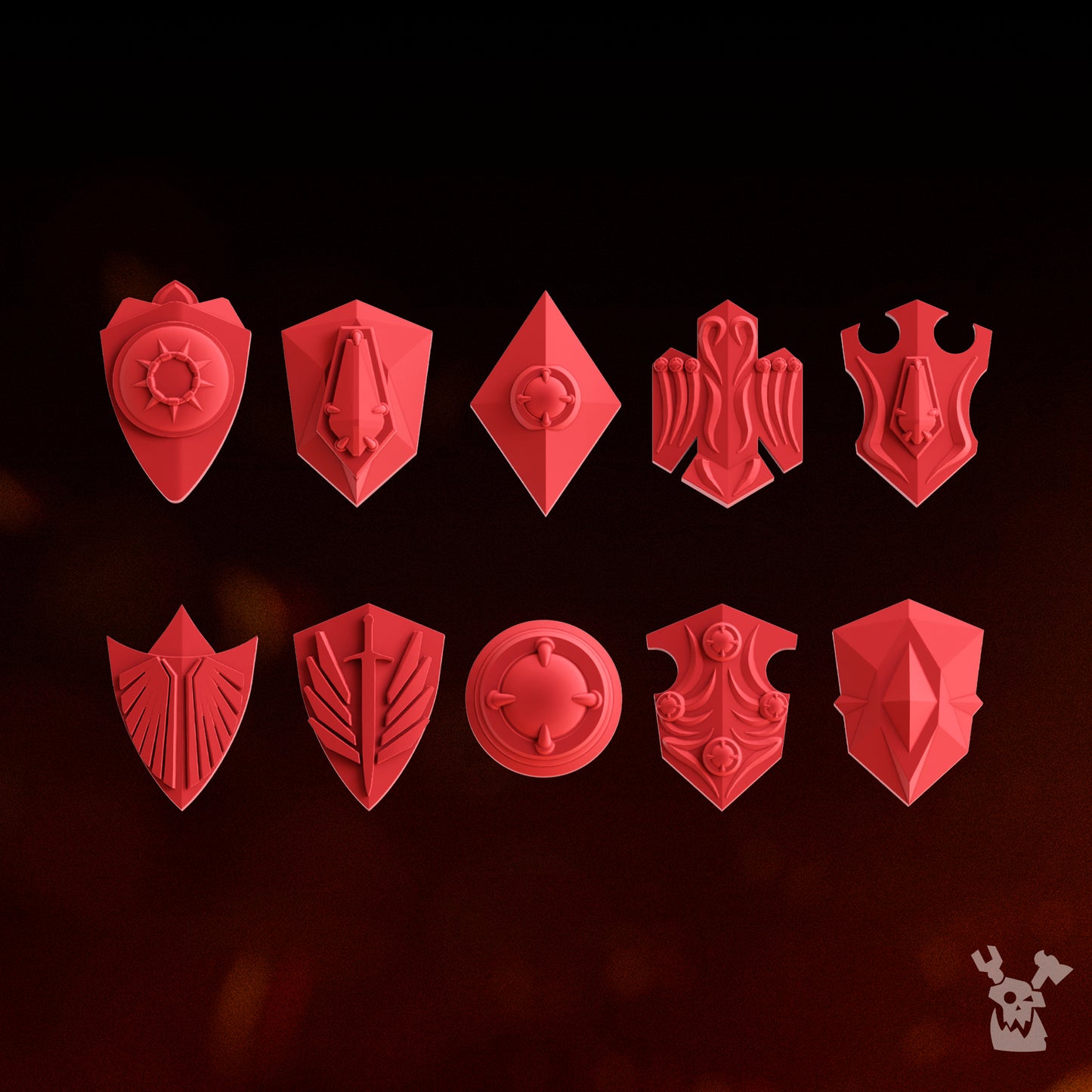 CELESTIAL BLADES SHOULDER GUARDS SET x10