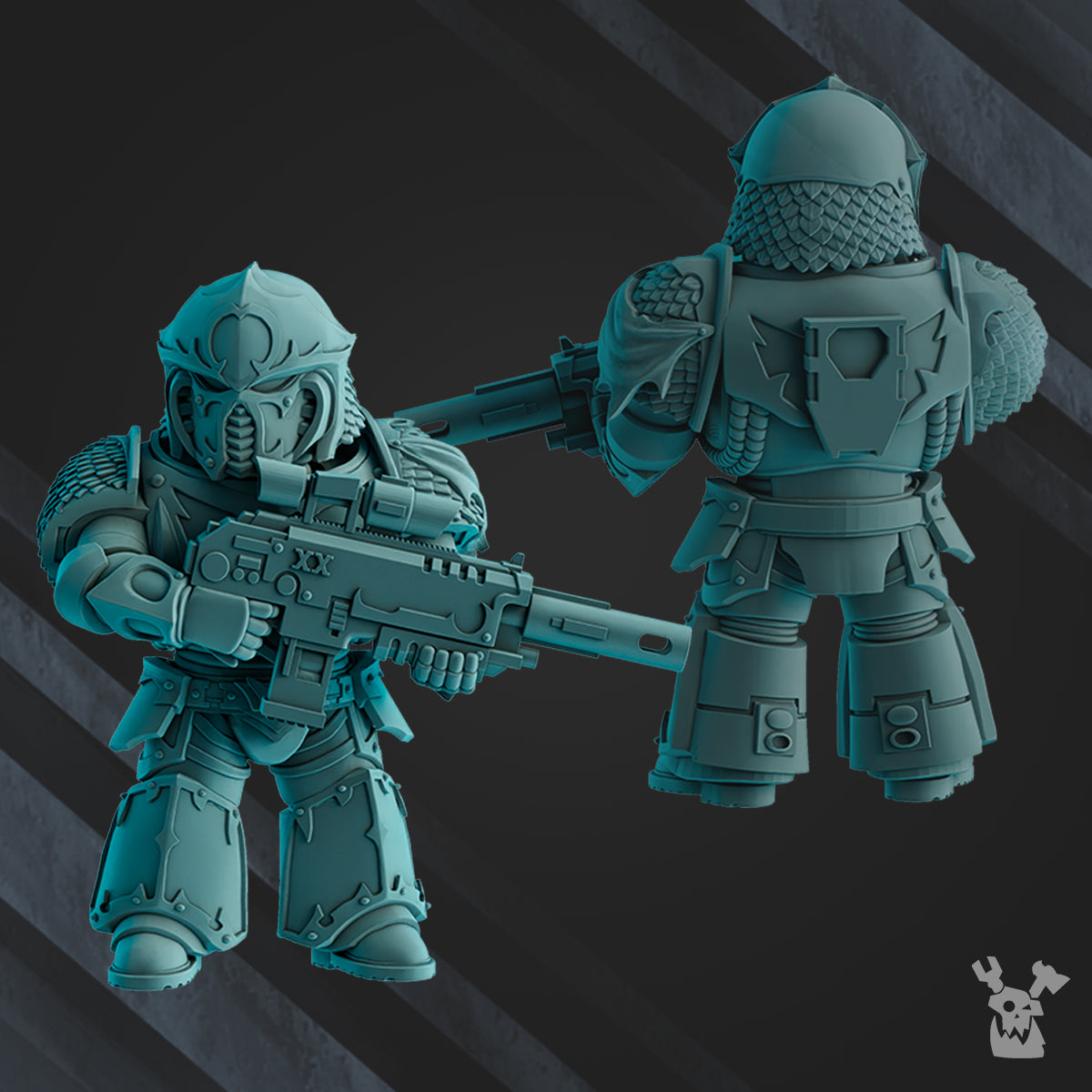 SCYLLA LEGION CHIBI WARRIOR by DakkaDakka Store - Full Miniature / Model