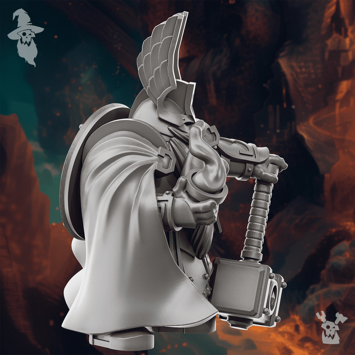 Alternate view of GERO STEELHAMMER by DakkaDakka Store - Full Miniature / Model
