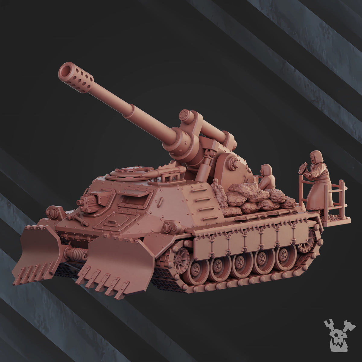 SELF-PROPELLED ARTILLERY IA-7 ICE AVALANCHE by DakkaDakka Store - Full Miniature / Model