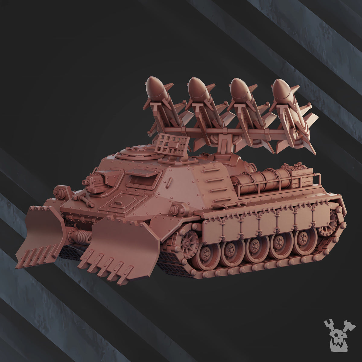 SELF PROPELLED ROCKET LAUNCHER "RED CHERNENKO" RC-985 by DakkaDakka Store - Full Miniature / Model