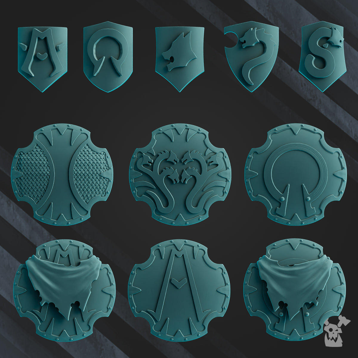 SCYLLA SHIELDS AND SHOULDER GUARDS by DakkaDakka Store - Shield