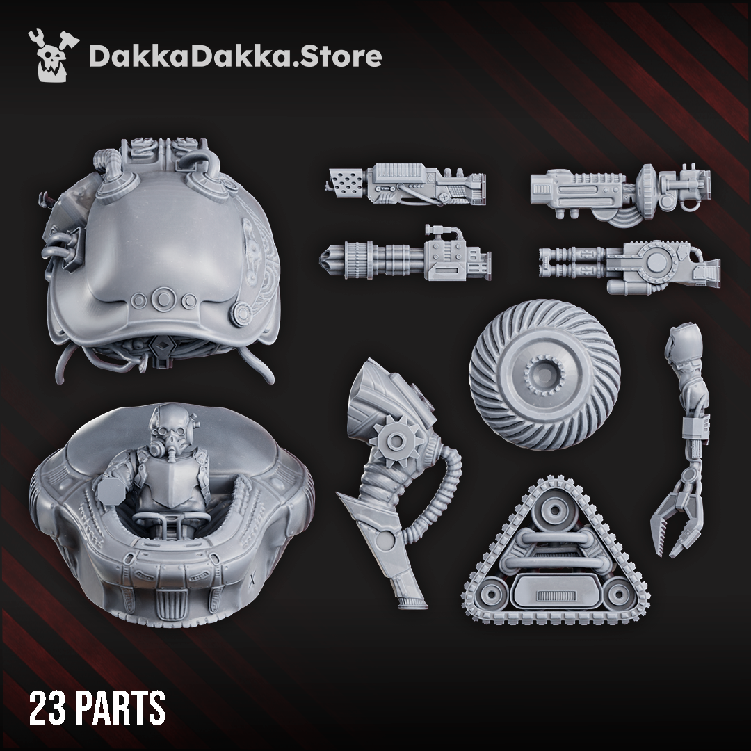 Alternate view of MACHINE CULT KT-08 CRASHER by DakkaDakka Store - Full Miniature / Model