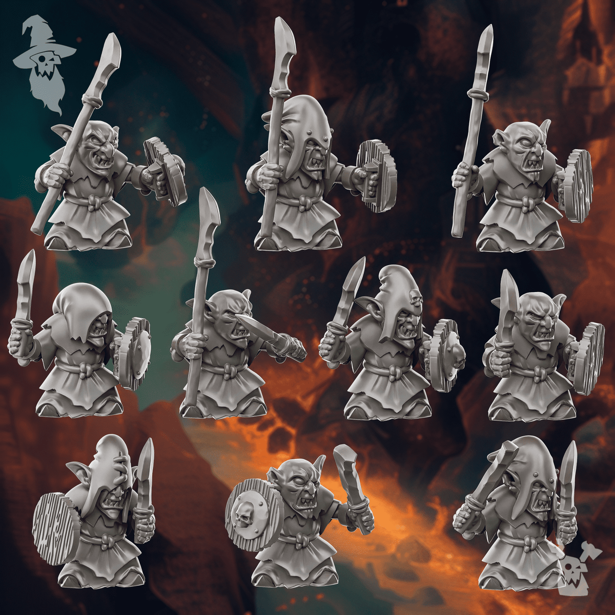 GOBZ SLAVES (BUILD-KIT & PRE-ASSEMBLED) by DakkaDakka Store - Full Miniature / Model