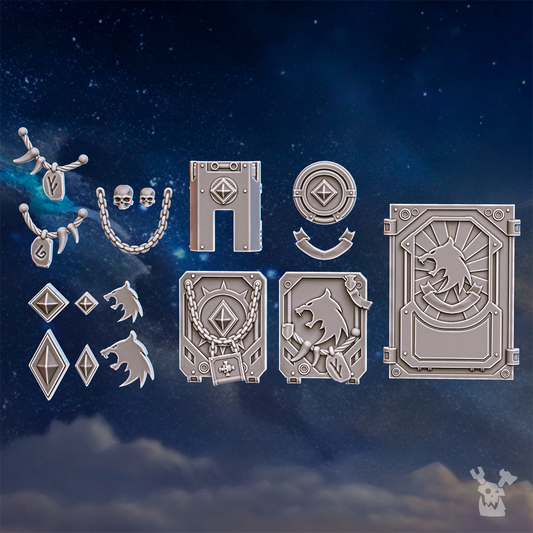 UNITS AND VEHICLE DECORATION SET (STORMPRIDE SISTERS)