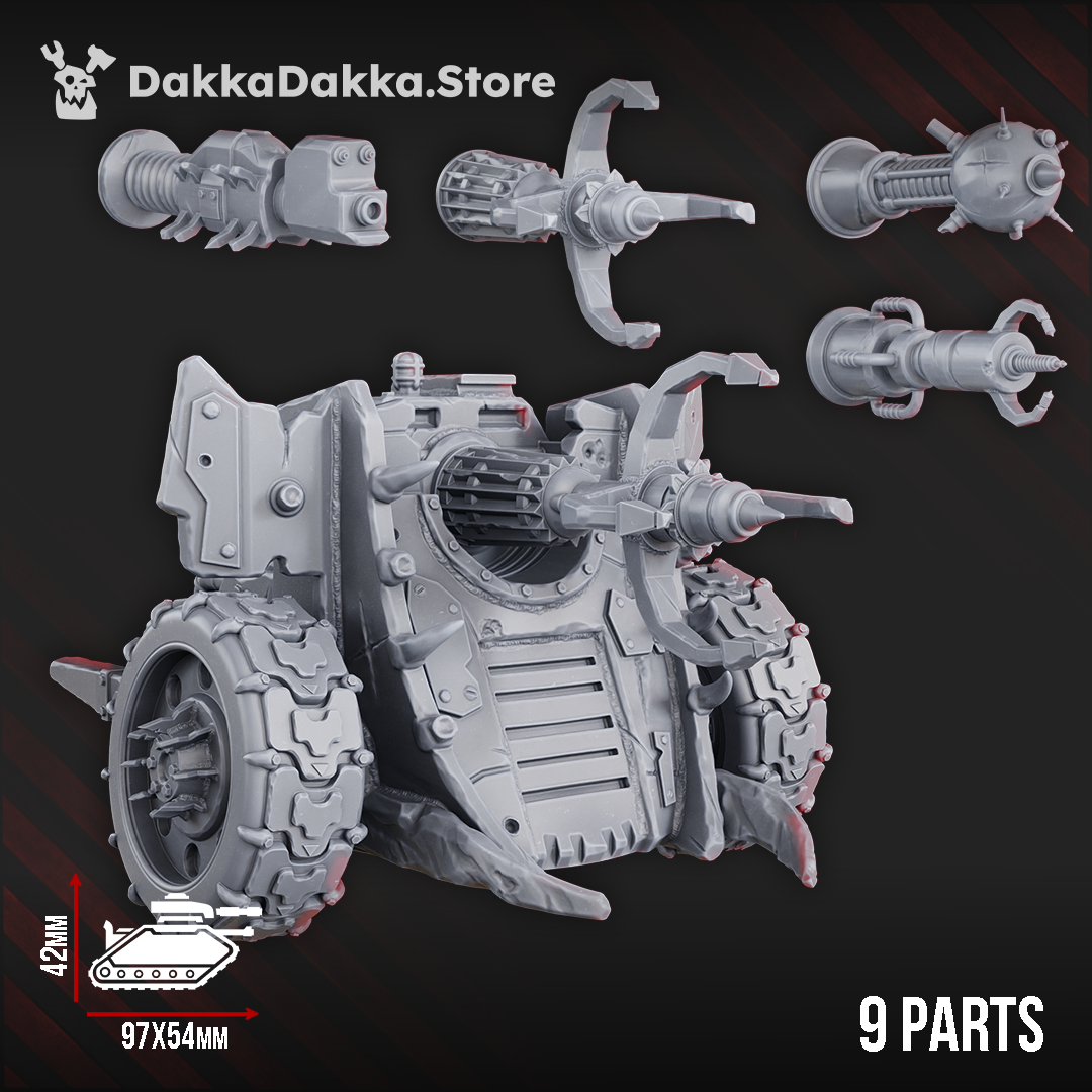 BIG WHEELZ GAT by DakkaDakka Store - Full Miniature / Model